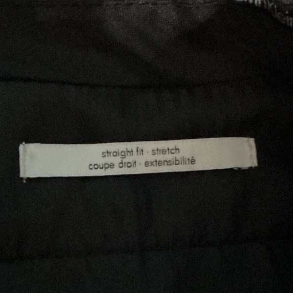 Calvin Klein Classic Black Suit Pants Straight Fit Stretch - Picture 3 of 5